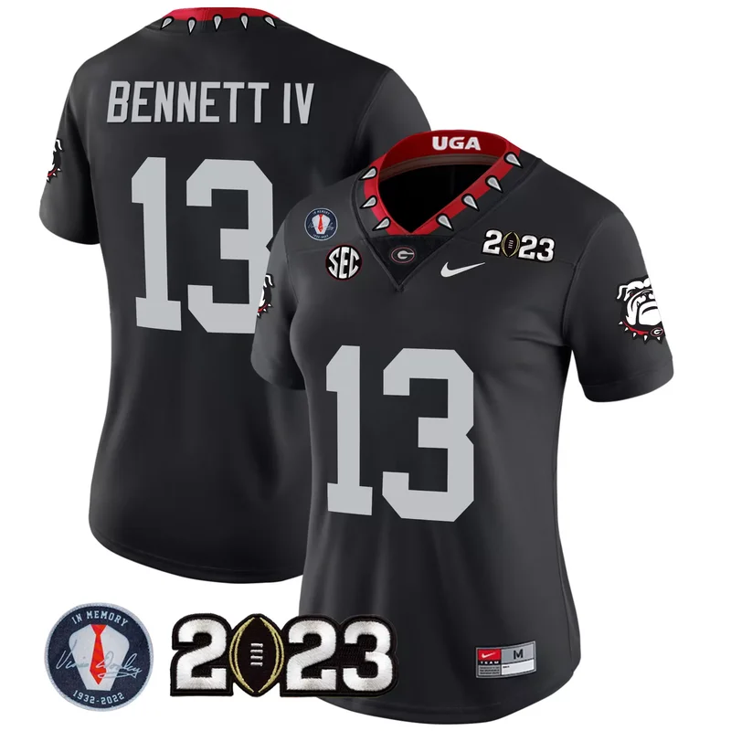 Alternate Nolan Smith georgia bulldogs 2023 champions jersey all stitched - Image 4