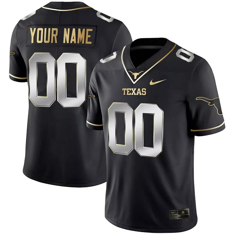 Inverted texas longhorns vapor custom jersey v3 all stitched - Image 3
