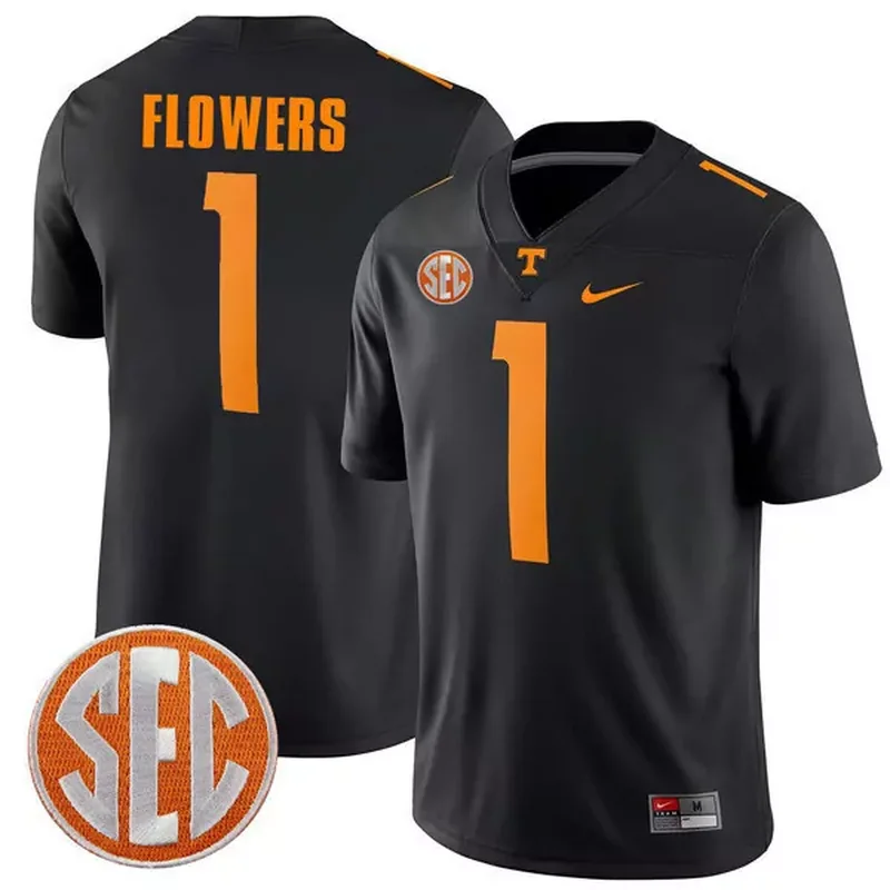 Cream Blake Burke tennessee volunteers 2024 champions jersey all stitched - Image 5