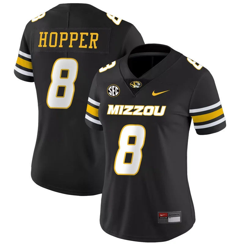 Gold Ty'Ron Hopper missouri tigers jersey all stitched - Image 4