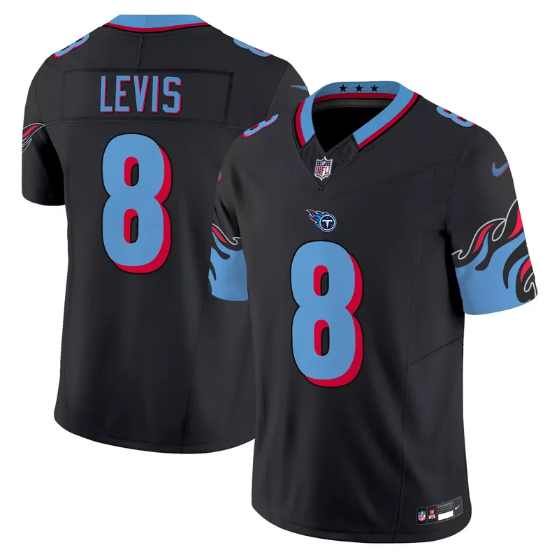 Black Will Levis tennessee titans special jersey all stitched