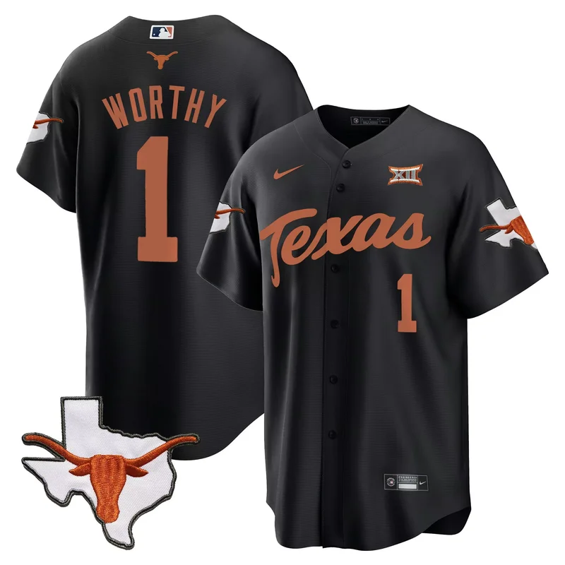 Black texas longhorns vapor custom jersey all stitched - Image 4