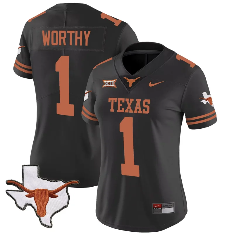 Inverted Xavier Worthy texas longhorns jersey all stitched - Image 2