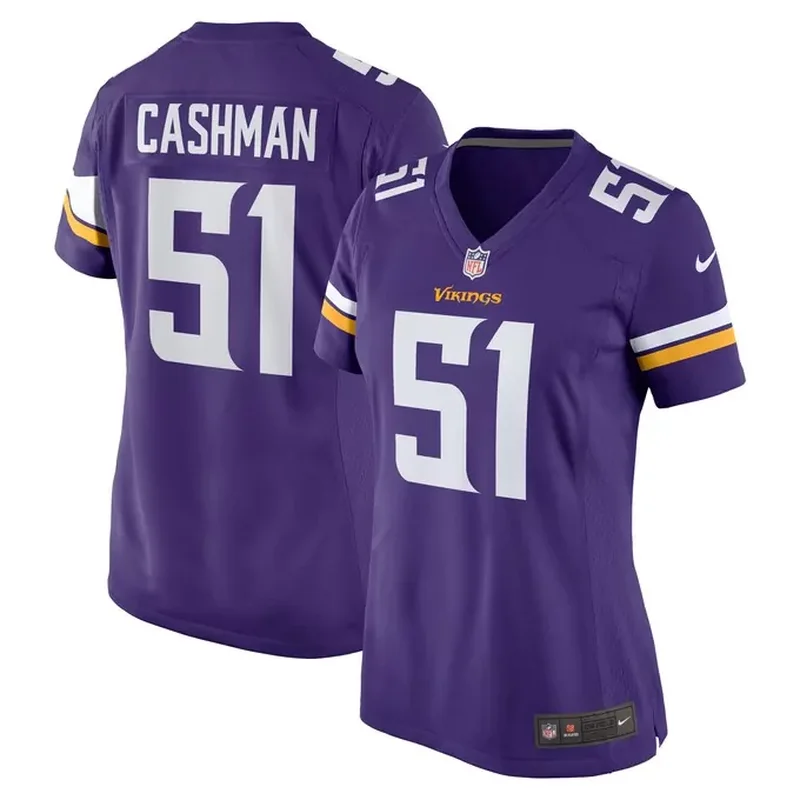Blake Cashman Minnesota Vikings Womens Team Game Jersey Purple