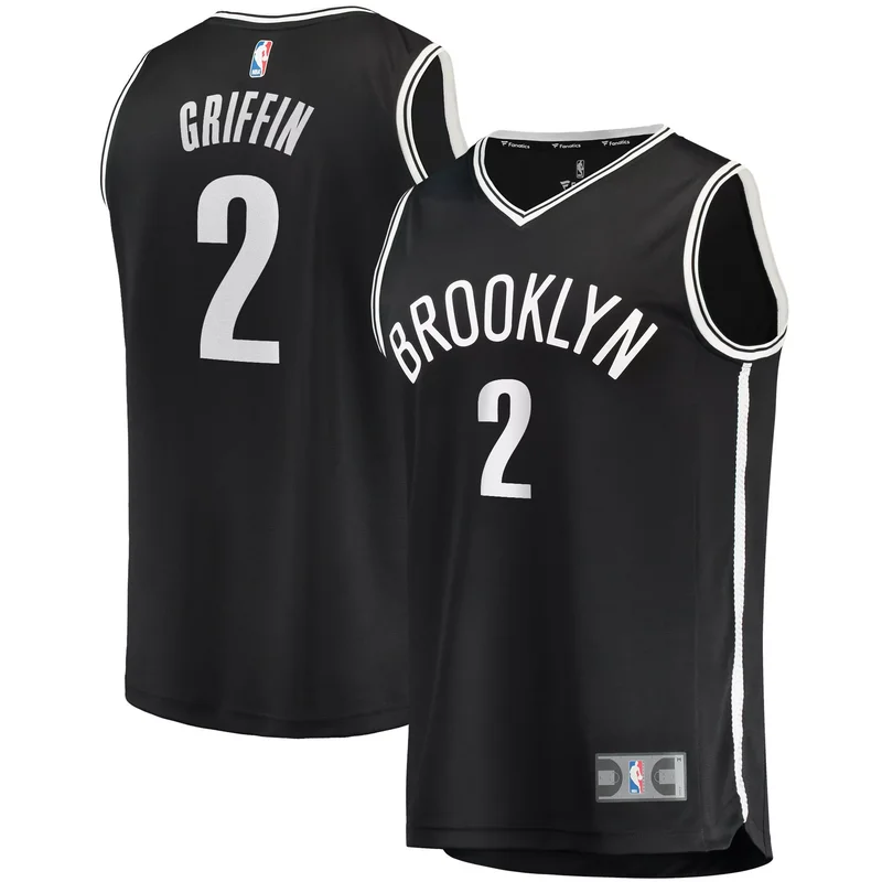 Blake Griffin Brooklyn Nets 2020/21 Fast Break Jersey - Icon Edition - Black NBA