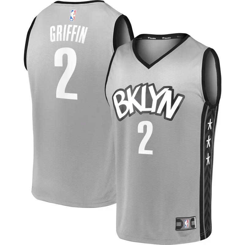 Kevin Durant Brooklyn Nets 2019 Fast Break Player Movement Jersey Association Edition White NBA - Image 2