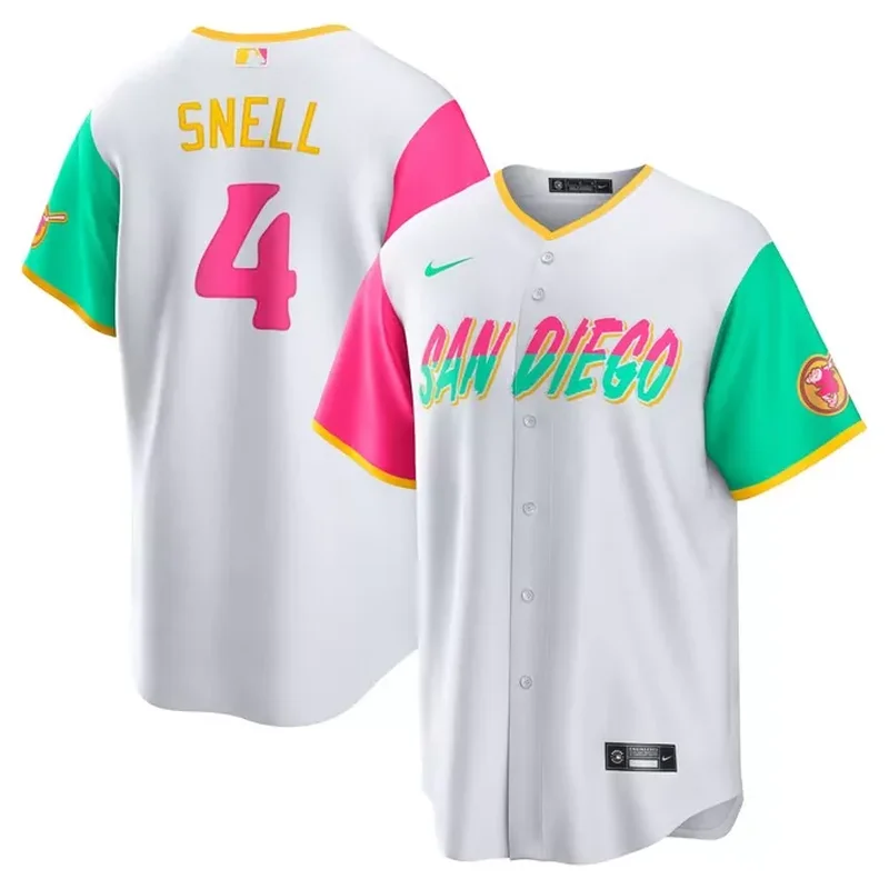 San Diego Padres Womens 2024 Jackie Robinson Day Home Jersey – White - Image 5