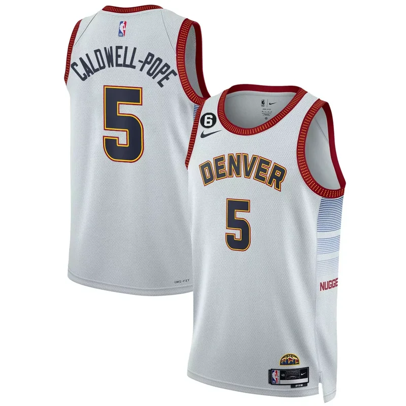 Blue Classic Aaron Gordon Denver Nuggets 6 Patch Collection Jersey All Stitched - Image 5