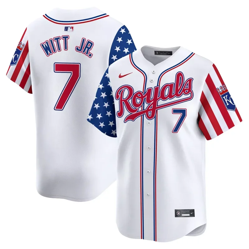 Blue Kansas City Royals Team Jersey All Stitched - Image 2
