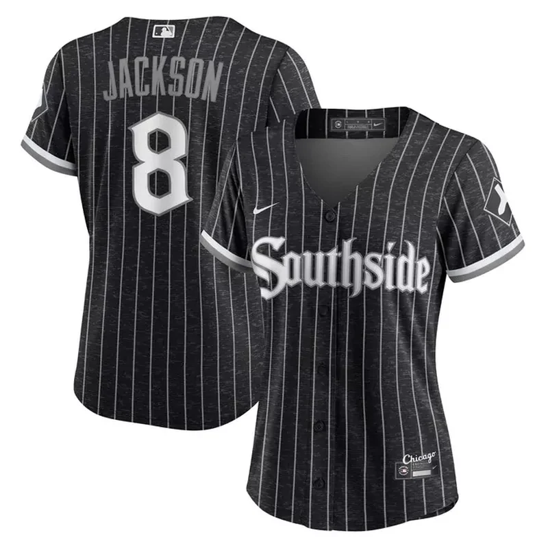 Bo Jackson Chicago White Sox Womens City Connect Player Jersey Black