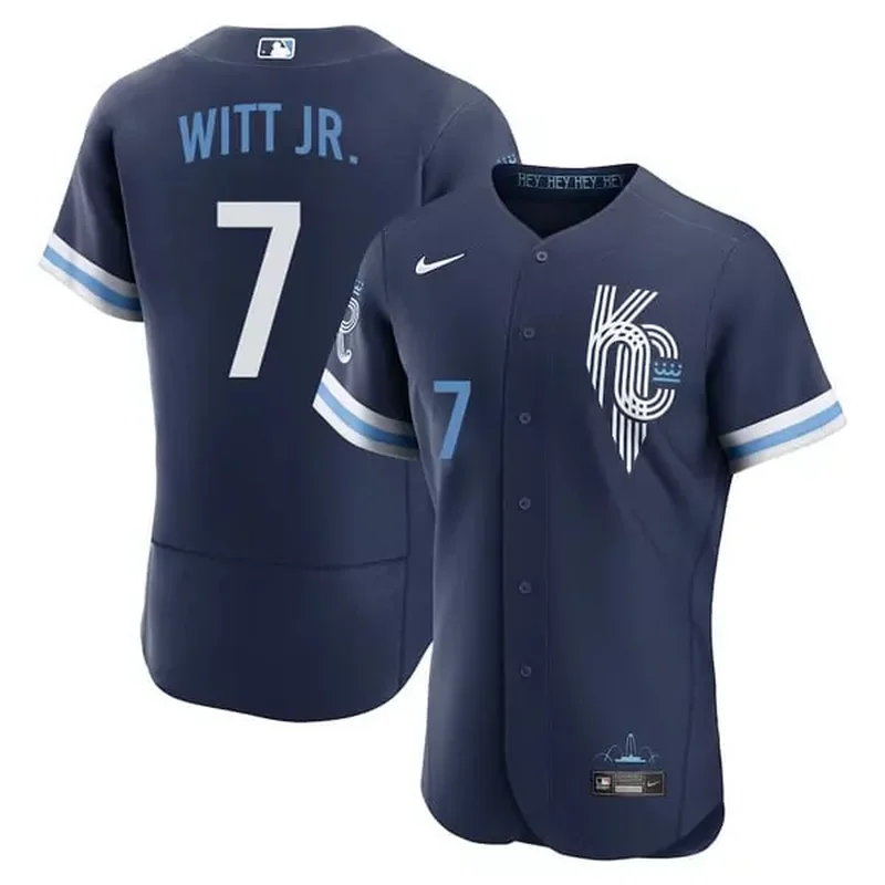 Bobby Witt Jr Kansas City Royals Flex Base City Connect Player Jersey 2022 Stitched