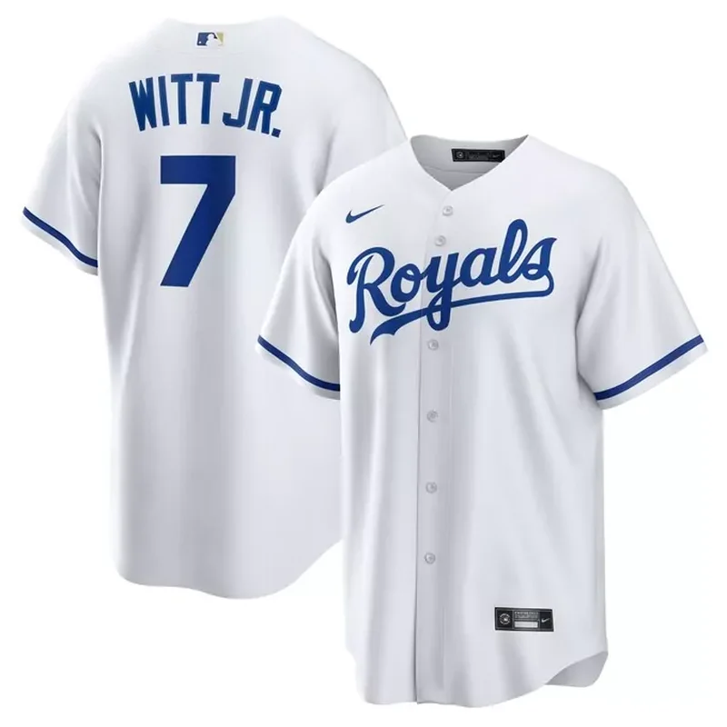 Bobby Witt Jr Kansas City Royals Home Player Jersey White