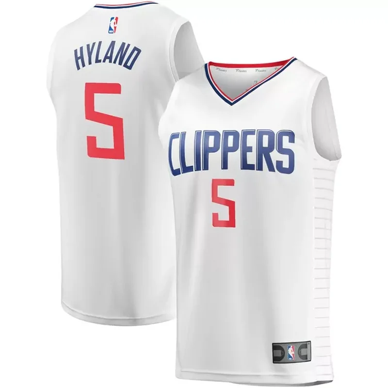 Bones Hyland LA Clippers Fast Break Player Jersey Association Edition White