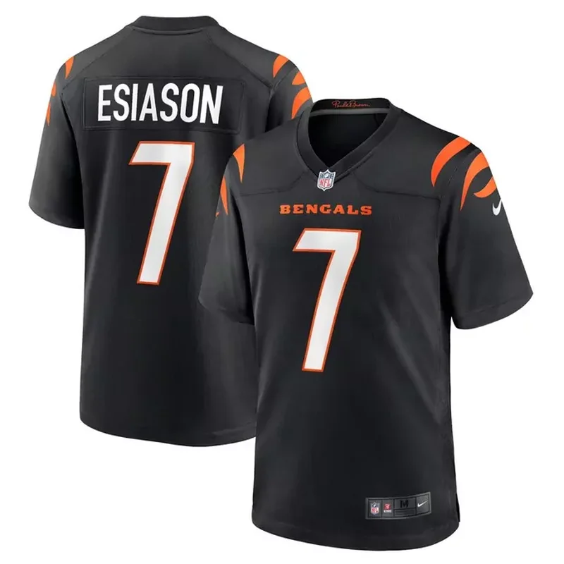 Boomer Esiason Cincinnati Bengals Retired Player Jersey Black