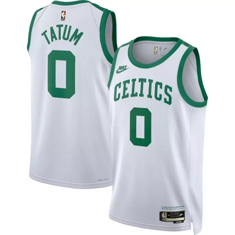 Boston Celtics #0 Jayson Tatum Green 2024 Finals Champions Icon Edition Stitched Basketball jersey - Image 5