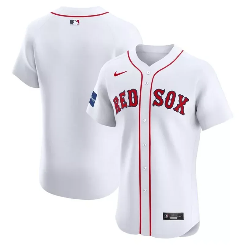 Pablo Reyes Boston Red Sox Home Player Jersey White - Image 4