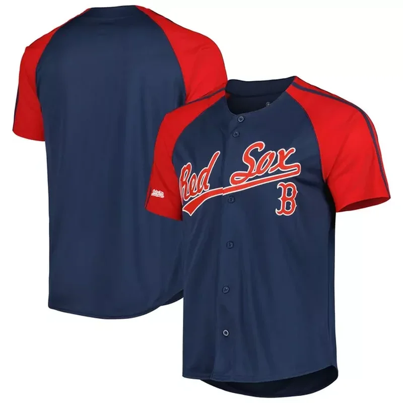 Wade Boggs Boston Red Sox 1992 Cooperstown Collection Batting Practice Jersey Navy Blue - Image 5
