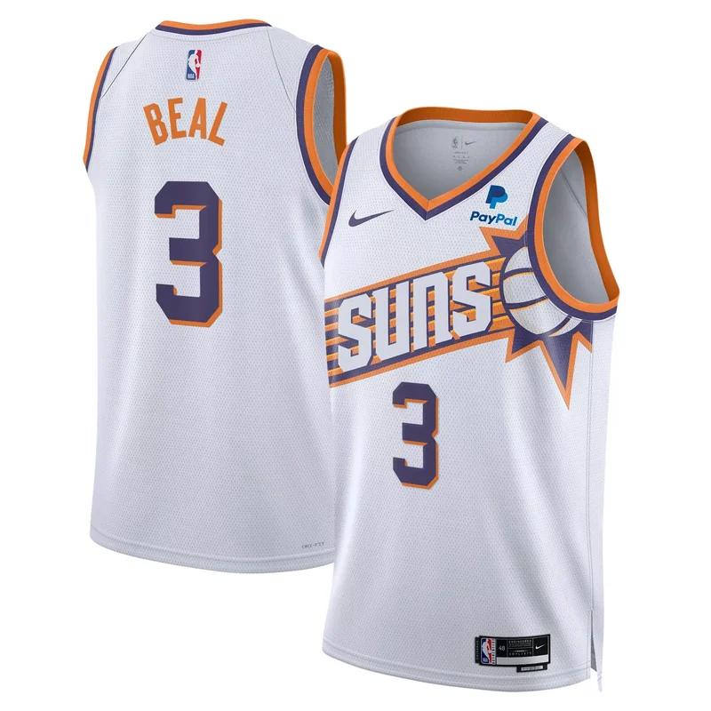 Association Devin Booker phoenix suns players swingman jersey all stitched - Image 5