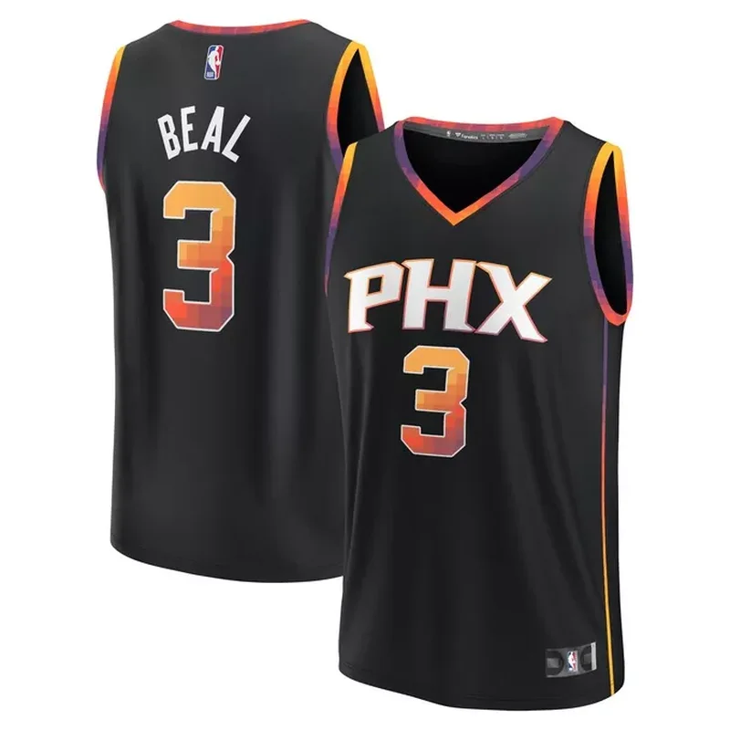 Kevin Durant Phoenix Suns Jordan Brand 2022/23 Jersey Statement Edition Black - Image 2