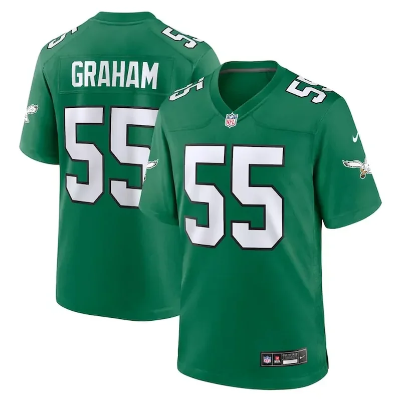 Brandon Graham Philadelphia Eagles Alternate Game Jersey Kelly Green