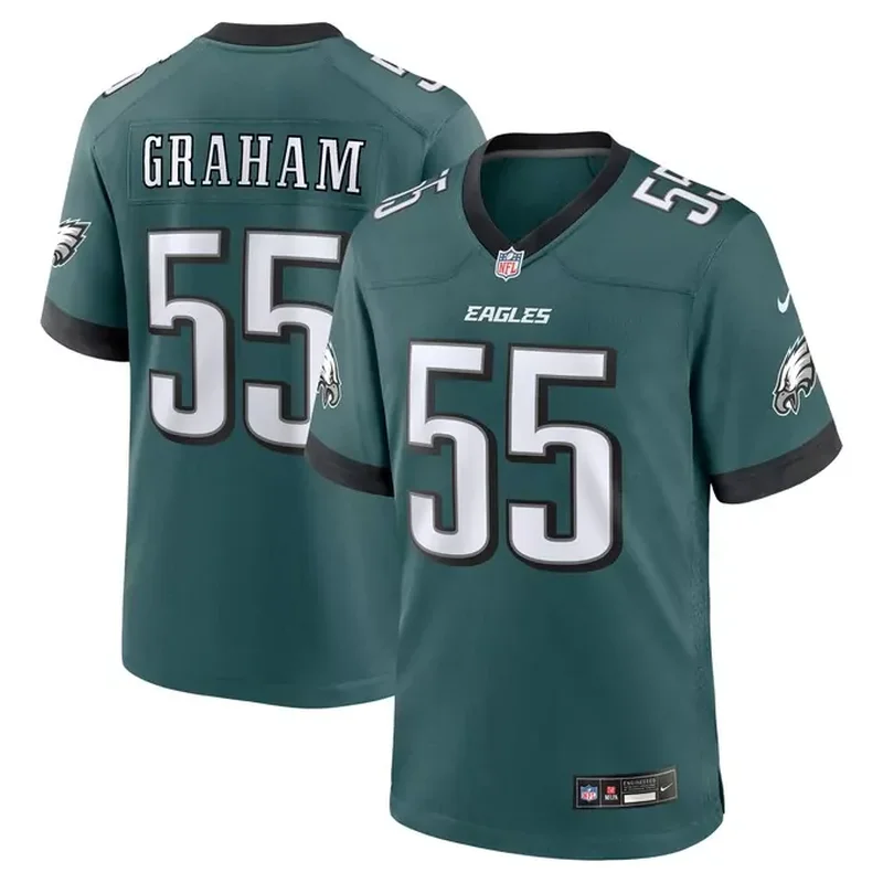 Saquon Barkley Philadelphia Eagles Player Jersey Midnight Green - Image 5