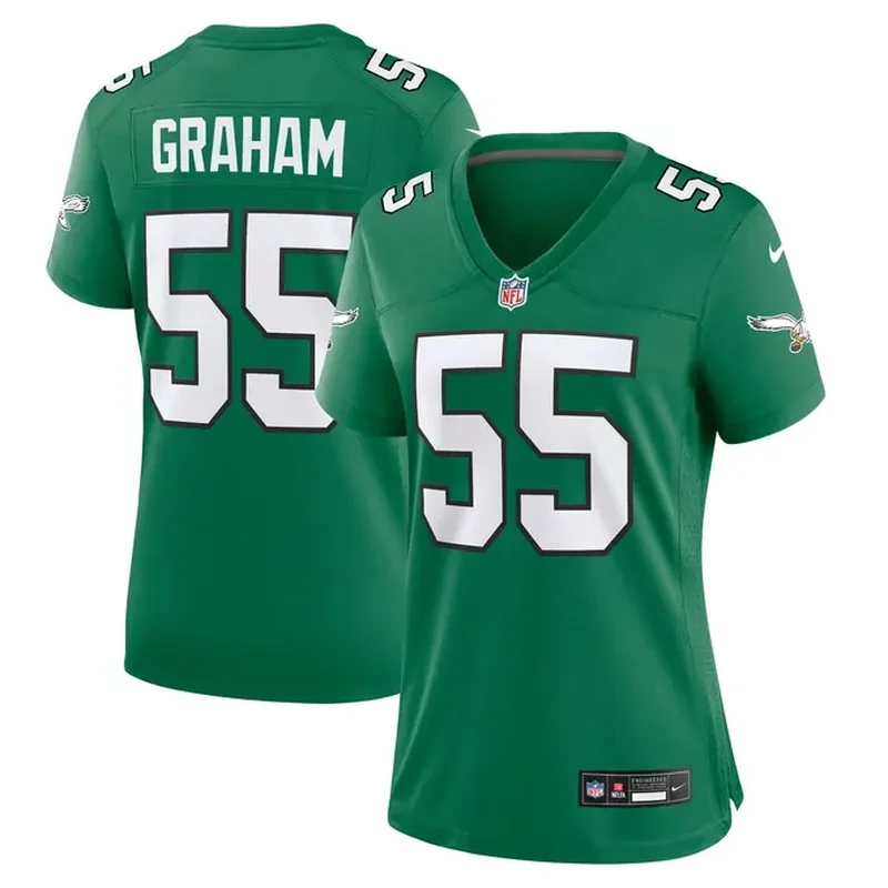 DeVonta Smith Philadelphia Eagles RFLCTV Jersey Black - Image 2