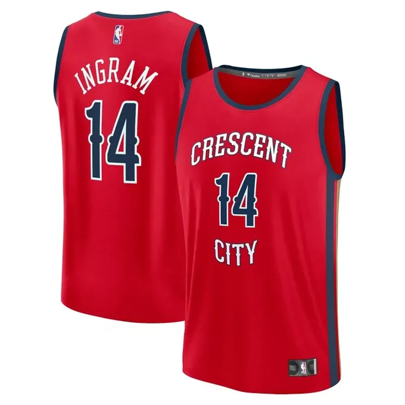 New Orleans Pelicans Unisex Custom Fast Break Jersey Association Edition White - Image 2