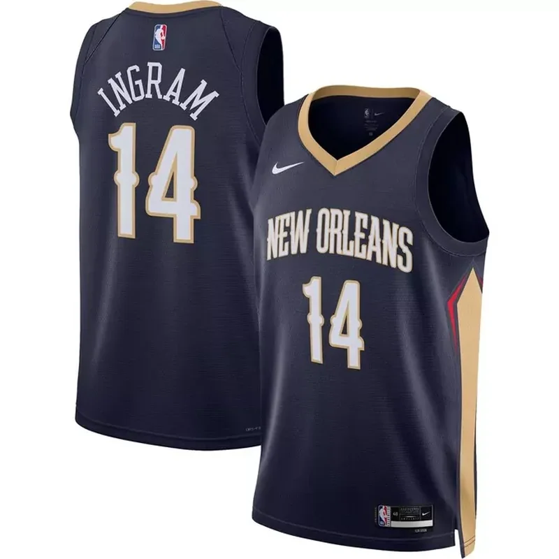 Brandon Ingram New Orleans Pelicans Unisex Jersey Icon Edition Navy