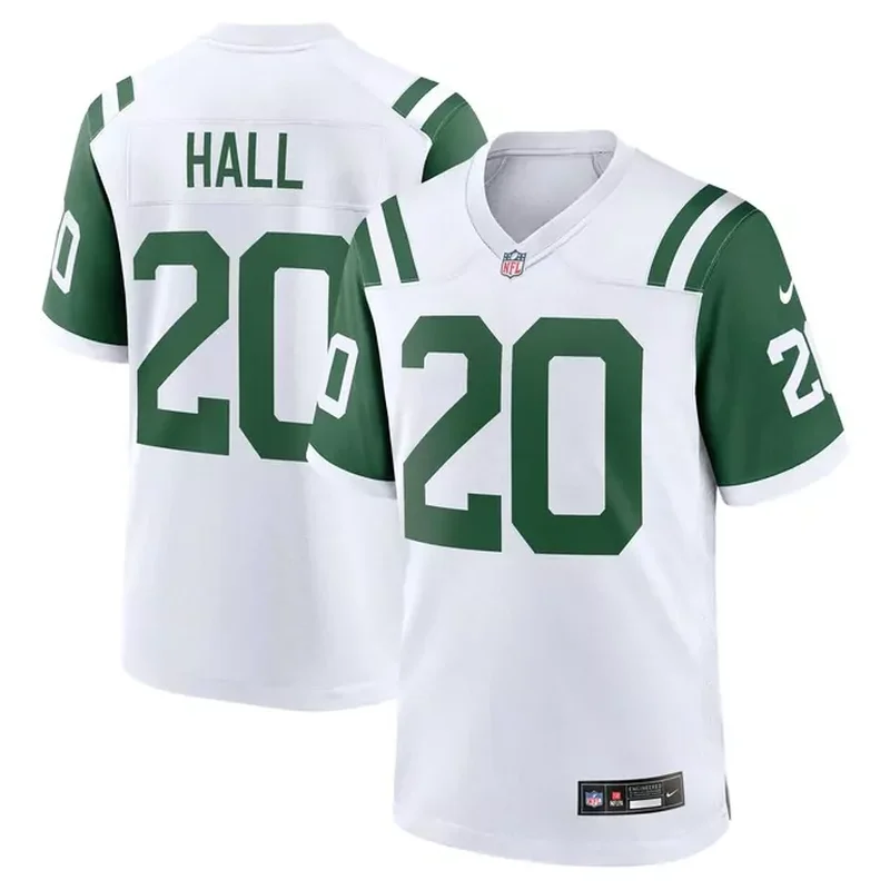 New York Jets Womens Classic Alternate Custom Jersey White - Image 2
