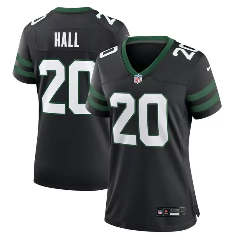 Breece Hall New York Jets Womens Alternate Game Jersey Legacy Black