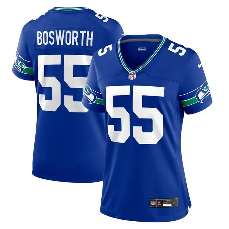 12s Seattle Seahawks Vapor Fuse Jersey White - Image 4