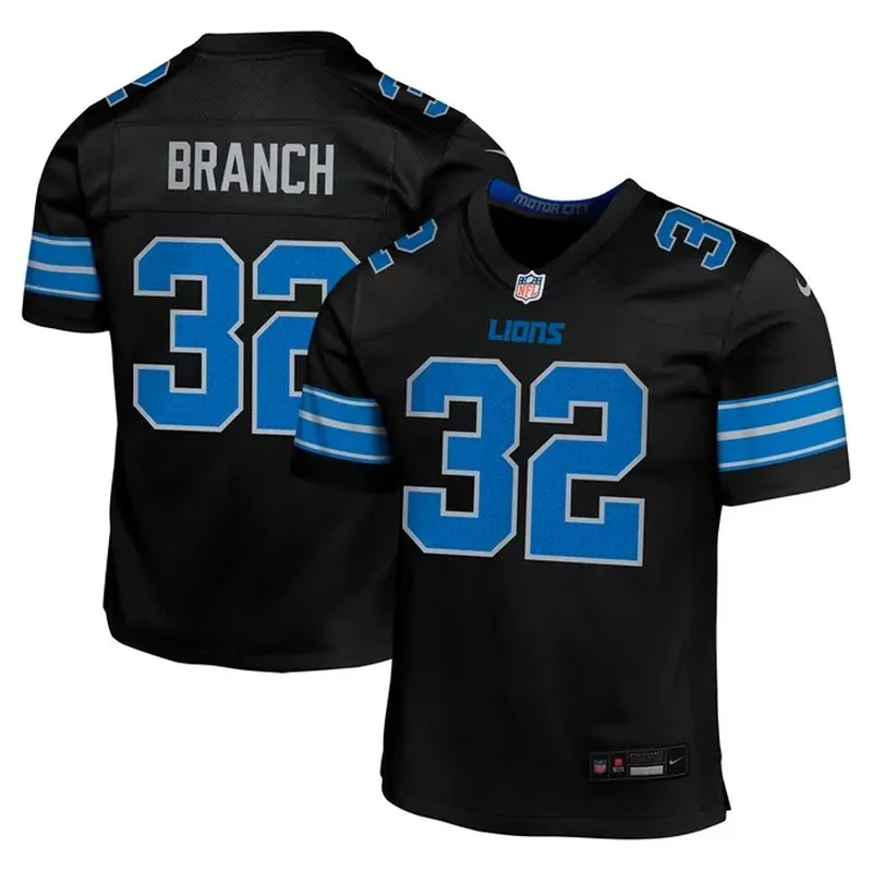 Jahmyr Gibbs Detroit Lions Newborn & Infant Game Romper Jersey Blue - Image 2