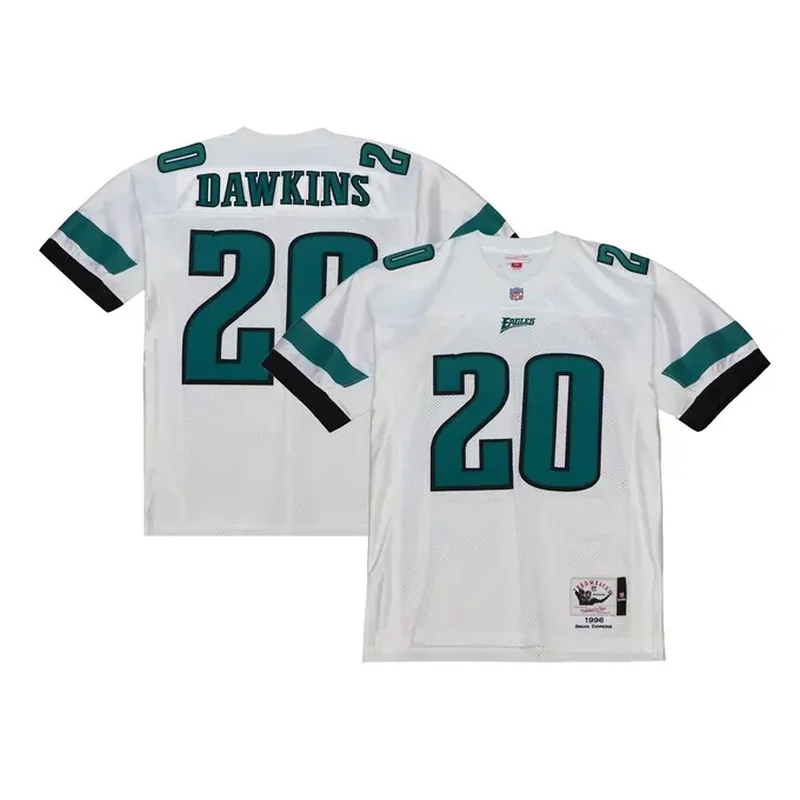 Brian Dawkins Philadelphia Eagles 1996 Throwback Retired Player Jersey White