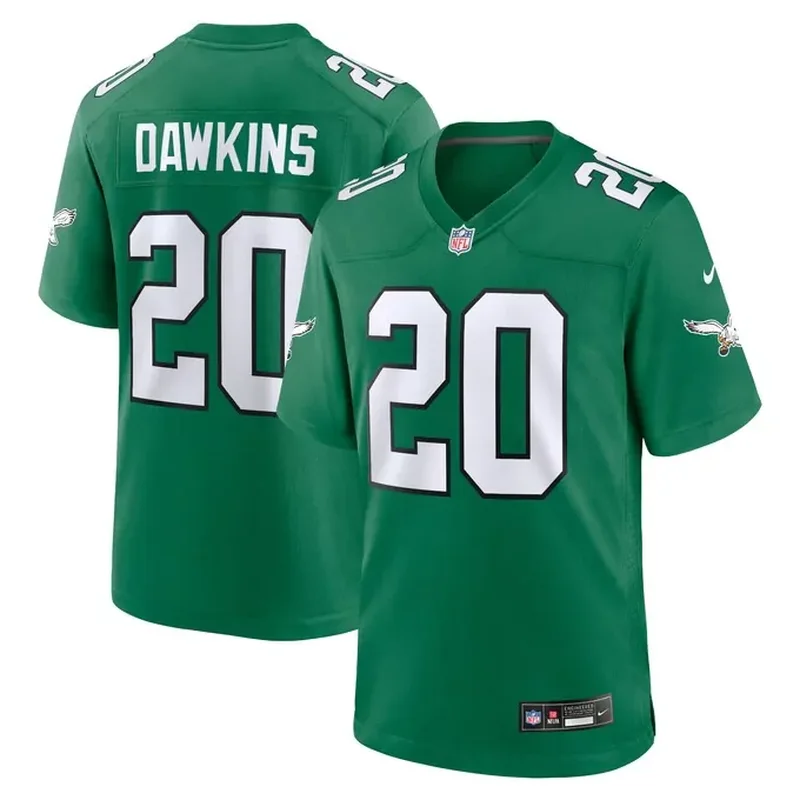 Reggie White Philadelphia Eagles Alternate Game Jersey Kelly Green - Image 2