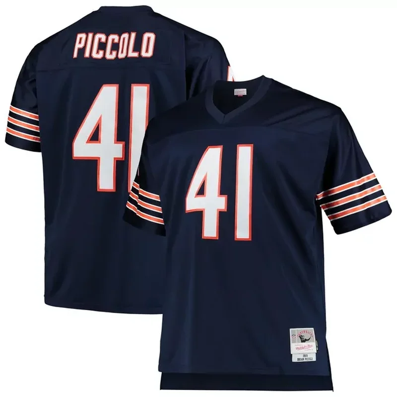Brian Piccolo Chicago Bears 1969 Retired Player Jersey Navy