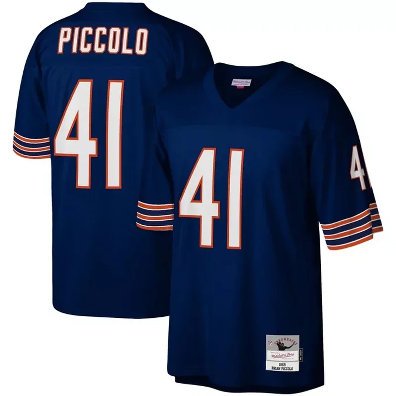 Bronko Nagurski Chicago Bears Game Retired Player Jersey Navy - Image 5