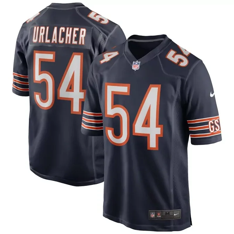 Walter Payton Chicago Bears 1985 Throwback Retired Player Jersey Navy - Image 3