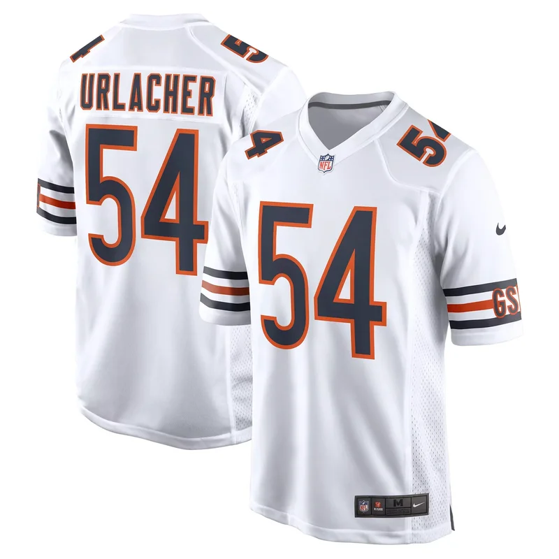 Brian Urlacher Chicago Bears Retired Player Jersey - Orange - Image 2