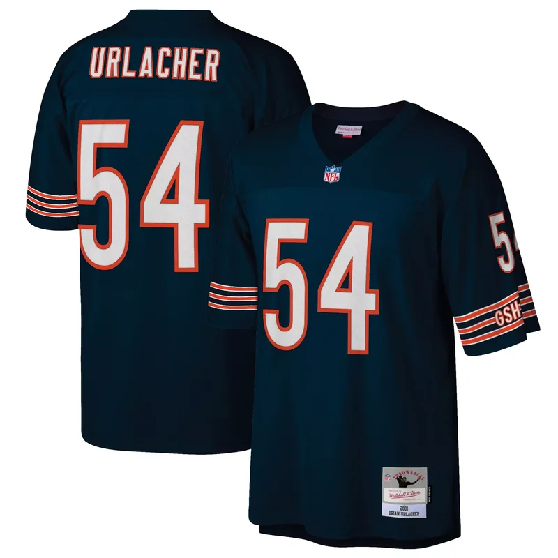 Brian Urlacher Chicago Bears Retired Player Jersey - Orange - Image 3
