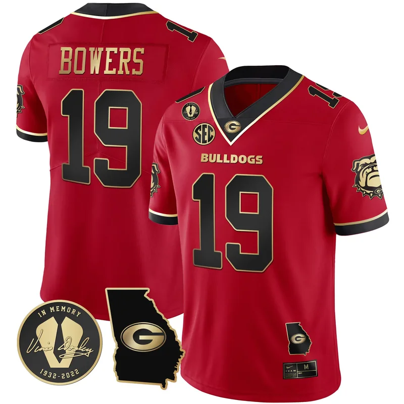 Alternate Jalen Carter georgia bulldogs 2023 jersey georgia map all stitched - Image 2