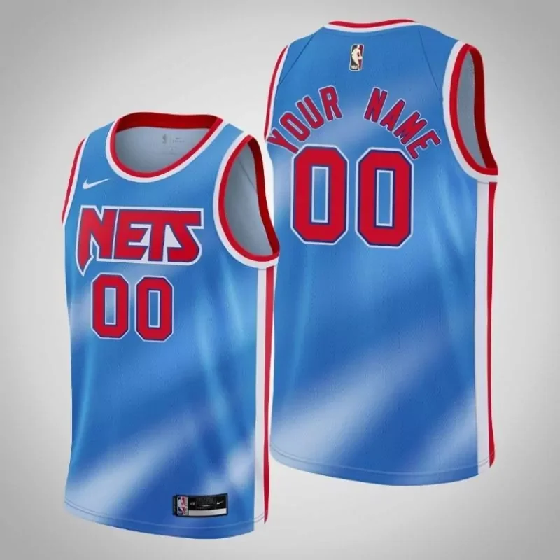 Brooklyn Nets Timothe Luwawu-cabarrot 9 NBA 2021-22 City Blue Jersey Nets Fans - Image 4