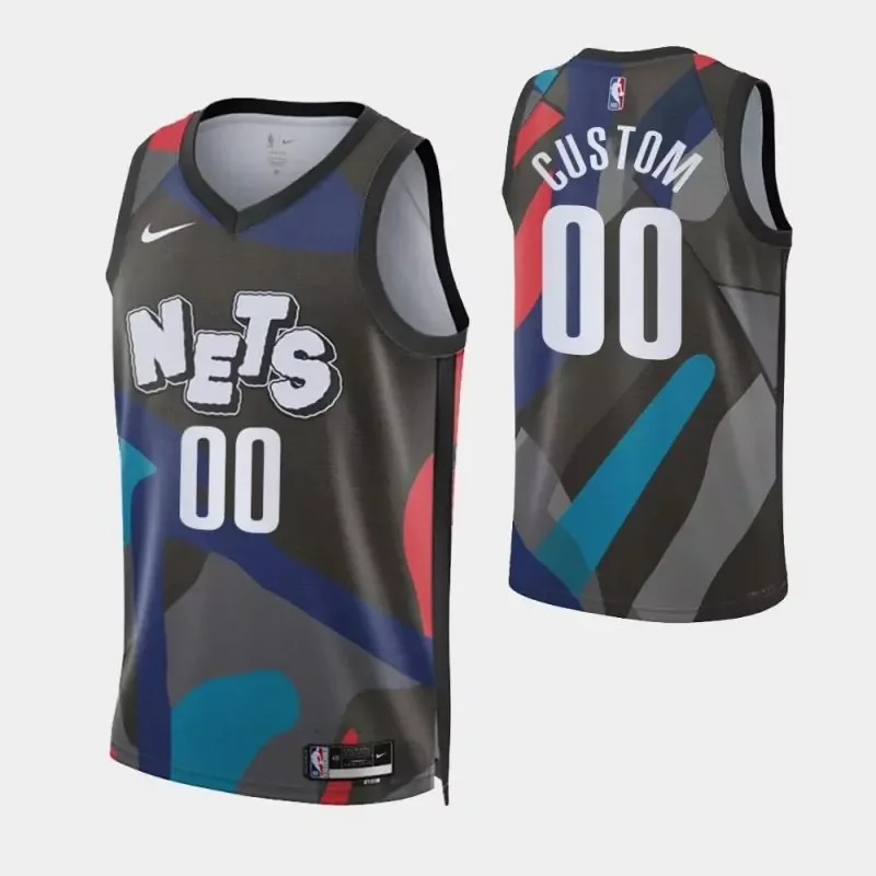 Brooklyn Nets custom 2023 24 city edition Basketball jersey