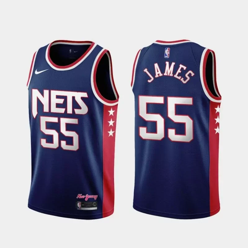 Brooklyn Nets Nicolas Claxton #33 2020 NBA New Arrival Blue Jersey - Image 2
