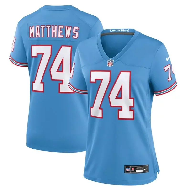 Malik Willis Tennessee Titans Game Jersey Light Blue - Image 3
