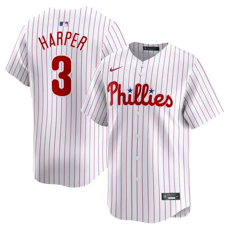 Bryce Harper Philadelphia Phillies Home Player Jersey White