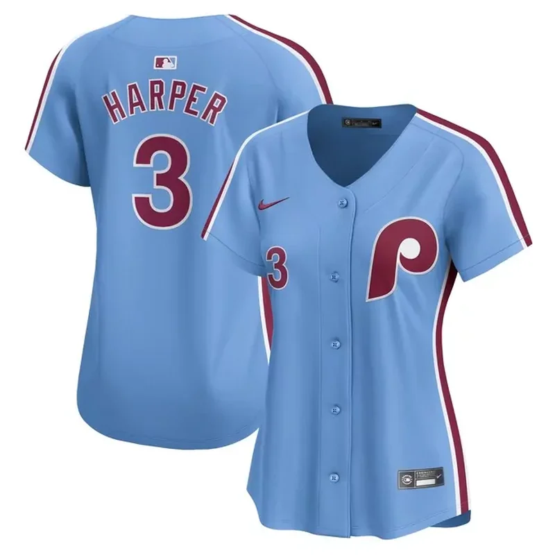 Bryce Harper Philadelphia Phillies Home Game Player Jersey White - Image 4