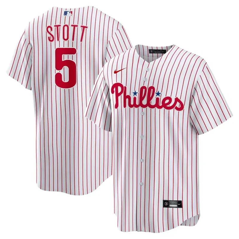 Bryson Stott Philadelphia Phillies Home Player Jersey White - Image 3