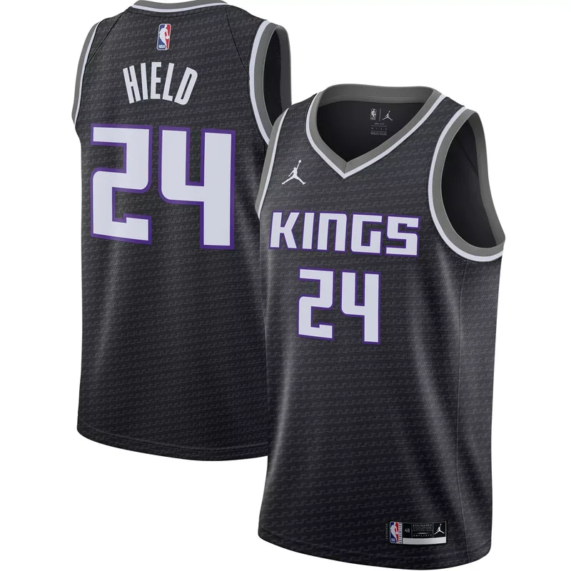 Buddy Hield Sacramento Kings Jordan Brand 2020/21 Jersey - Statement Edition - Black NBA