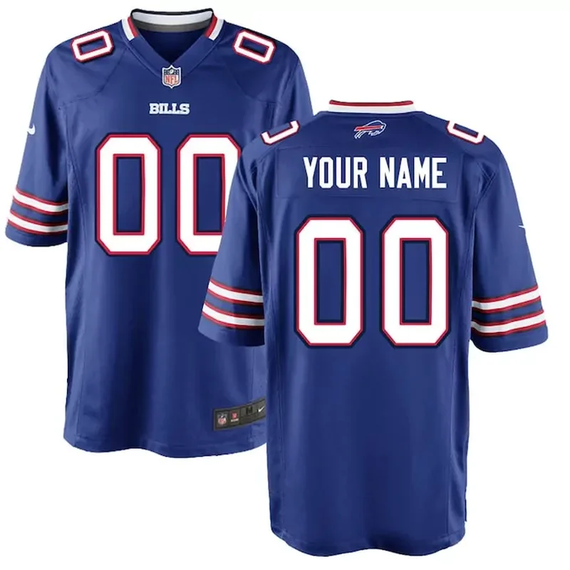 Josh Allen Buffalo Bills Player Jersey Royal - Image 3