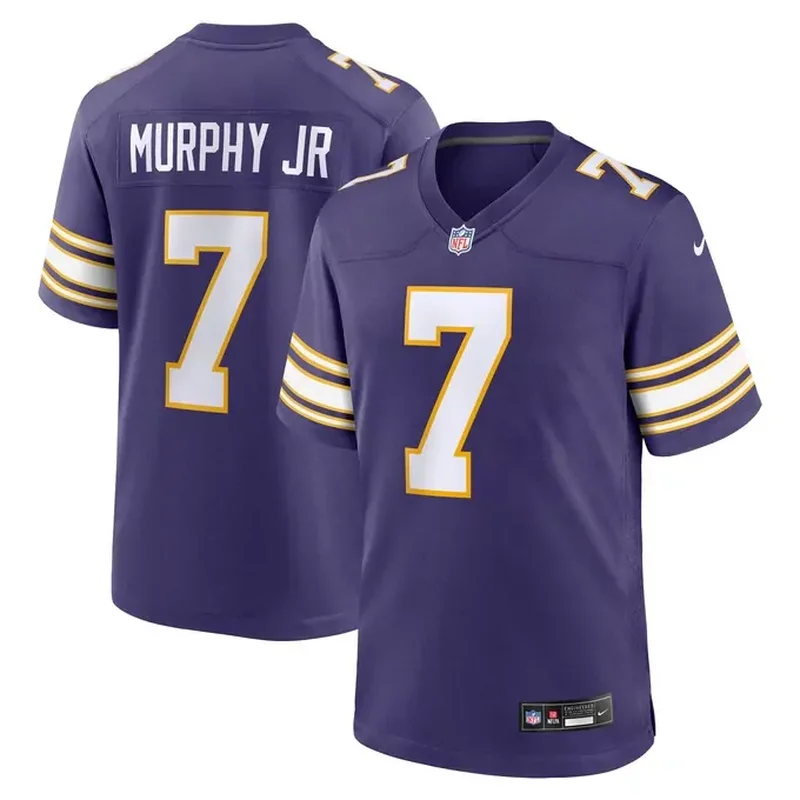 Byron Murphy Jr Minnesota Vikings Classic Player Game Jersey Purple